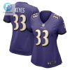 Bopete Keyes 33 Baltimore Ravens Womens Home Game Player Jersey Purple Tgv stylepulseusa 1