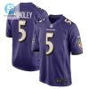 Brett Hundley 5 Baltimore Ravens Home Game Player Jersey Purple Tgv stylepulseusa 1