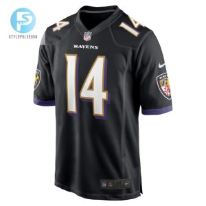 Kyle Hamilton Baltimore Ravens 2022 Nfl Draft First Round Pick Game Jersey Black Tgv stylepulseusa 1 2