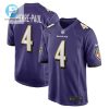 Jason Pierrepaul 4 Baltimore Ravens Home Game Player Jersey Purple Tgv stylepulseusa 1