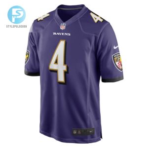 Jason Pierrepaul 4 Baltimore Ravens Home Game Player Jersey Purple Tgv stylepulseusa 1 2