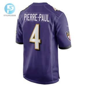 Jason Pierrepaul 4 Baltimore Ravens Home Game Player Jersey Purple Tgv stylepulseusa 1 3