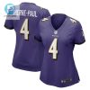 Jason Pierrepaul 4 Baltimore Ravens Womens Home Game Player Jersey Purple Tgv stylepulseusa 1