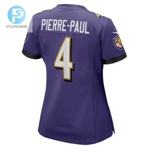 Jason Pierrepaul 4 Baltimore Ravens Womens Home Game Player Jersey Purple Tgv stylepulseusa 1 3