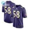 Michael Pierce 58 Baltimore Ravens Game Jersey Purple Tgv stylepulseusa 1