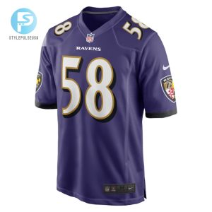 Michael Pierce 58 Baltimore Ravens Game Jersey Purple Tgv stylepulseusa 1 2