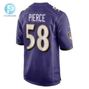 Michael Pierce 58 Baltimore Ravens Game Jersey Purple Tgv stylepulseusa 1 3