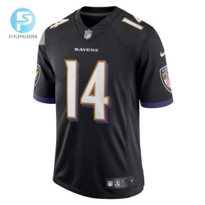 Kyle Hamilton 14 Baltimore Ravens Mens Vapor Limited Jersey Black Tgv stylepulseusa 1 2