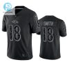 Roquan Smith 18 Baltimore Ravens Black Reflective Limited Jersey Men Tgv stylepulseusa 1