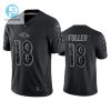 Kyle Fuller 18 Baltimore Ravens Black Reflective Limited Jersey Men Tgv stylepulseusa 1