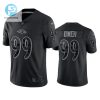 Jayson Oweh 99 Baltimore Ravens Black Reflective Limited Jersey Men Tgv stylepulseusa 1