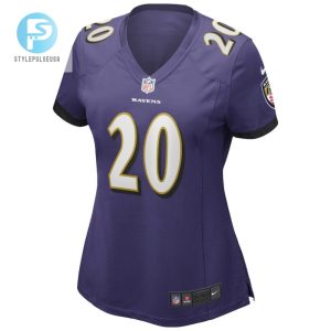 Ed Reed 20 Baltimore Ravens Womens Game Retired Player Jersey Purple Tgv stylepulseusa 1 2