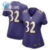 Marcus Williams 32 Baltimore Ravens Womens Game Jersey Purple Tgv stylepulseusa 1