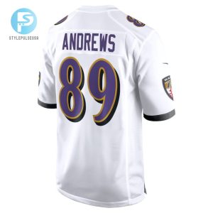 Mark Andrews 89 Baltimore Ravens Game Jersey White Tgv stylepulseusa 1 3