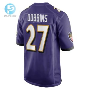 J.K. Dobbins 27 Baltimore Ravens Game Jersey Purple Tgv stylepulseusa 1 3