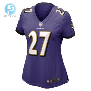 J.K. Dobbins 27 Baltimore Ravens Womens Game Jersey Purple Tgv stylepulseusa 1 2