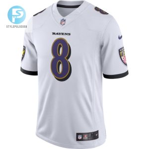 Lamar Jackson 8 Baltimore Ravens Vapor Limited Jersey White Tgv stylepulseusa 1 2