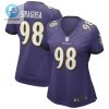 Tony Siragusa 98 Baltimore Ravens Womens Game Retired Player Jersey Purple Tgv stylepulseusa 1