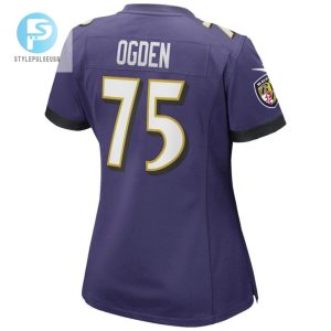 Jonathan Ogden 75 Baltimore Ravens Womens Game Retired Player Jersey Purple Tgv stylepulseusa 1 3
