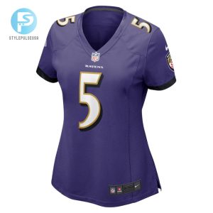 Jalyn Armourdavis 5 Baltimore Ravens Womens Game Player Jersey Purple Tgv stylepulseusa 1 2