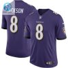 Lamar Jackson 8 Baltimore Ravens Speed Machine Limited Jersey Purple Tgv stylepulseusa 1