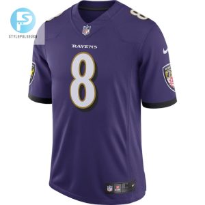 Lamar Jackson 8 Baltimore Ravens Speed Machine Limited Jersey Purple Tgv stylepulseusa 1 2