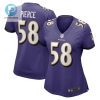 Michael Pierce 58 Baltimore Ravens Womens Player Game Jersey Purple Tgv stylepulseusa 1