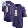 Lamar Jackson 8 Baltimore Ravens Game Player Jersey Purple Tgv stylepulseusa 1