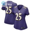 Kevon Seymour 25 Baltimore Ravens Womens Game Player Jersey Purple Tgv stylepulseusa 1