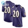 Ed Reed 20 Baltimore Ravens Retired Player Game Jersey Purple Tgv stylepulseusa 1