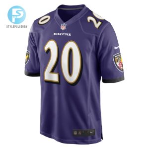 Ed Reed 20 Baltimore Ravens Retired Player Game Jersey Purple Tgv stylepulseusa 1 2