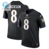 Lamar Jackson 8 Baltimore Ravens Legend Jersey Black Tgv stylepulseusa 1