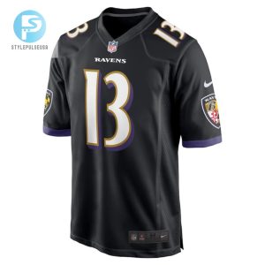 Devin Duvernay 13 Baltimore Ravens Game Player Jersey Black Tgv stylepulseusa 1 2