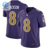 Lamar Jackson 8 Baltimore Ravens Color Rush Vapor Limited Jersey Purple Tgv stylepulseusa 1