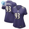 Calais Campbell 93 Baltimore Ravens Womens Game Player Jersey Purple Tgv stylepulseusa 1