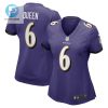 Patrick Queen 6 Baltimore Ravens Womens Game Player Jersey Purple Tgv stylepulseusa 1