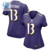 Devin Duvernay 13 Baltimore Ravens Womens Game Jersey Purple Tgv stylepulseusa 1