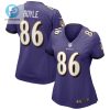 Nick Boyle 86 Baltimore Ravens Womens Game Jersey Purple Tgv stylepulseusa 1