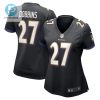 J.K. Dobbins 27 Baltimore Ravens Womens Game Jersey Black Tgv stylepulseusa 1