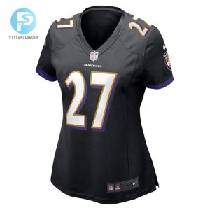 J.K. Dobbins 27 Baltimore Ravens Womens Game Jersey Black Tgv stylepulseusa 1 2