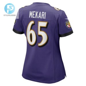 Patrick Mekari Baltimore Ravens Womens Game Jersey Purple Tgv stylepulseusa 1 3