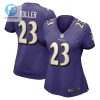 Kyle Fuller 23 Baltimore Ravens Womens Game Player Jersey Purple Tgv stylepulseusa 1