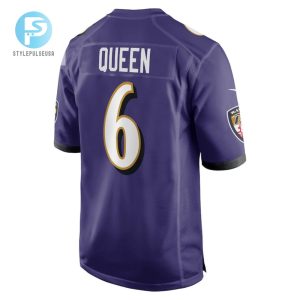 Patrick Queen 6 Baltimore Ravens Game Player Jersey Purple Tgv stylepulseusa 1 3