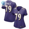 Ronnie Stanley 79 Baltimore Ravens Womens Game Jersey Purple Tgv stylepulseusa 1