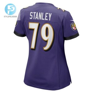 Ronnie Stanley 79 Baltimore Ravens Womens Game Jersey Purple Tgv stylepulseusa 1 3