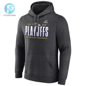 Baltimore Ravens 2022 Nfl Playoffs Our Time Pullover Hoodie Charcoal Tgv stylepulseusa 1 1