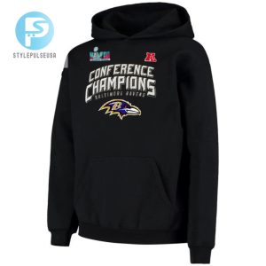 Baltimore Ravens Afc Conference Champions Black Pullover Hoodie Tgv stylepulseusa 1 1