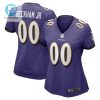 Odell Beckham Jr. 00 Baltimore Ravens Women Game Jersey Purple Tgv stylepulseusa 1