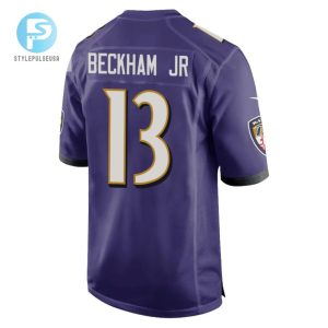 Odell Beckham Jr. 13 Baltimore Ravens Game Men Jersey Purple Tgv stylepulseusa 1 3