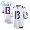 Odell Beckham Jr. 13 Baltimore Ravens Game Men Jersey White Tgv stylepulseusa 1